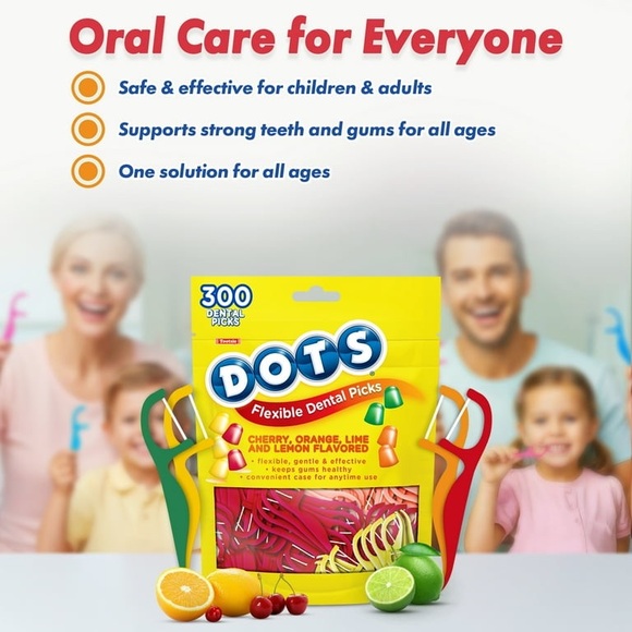 Dental Floss Picks Flavored Dots or Razzles - Picture 13 of 14